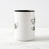 Viele Bienen Kaffee-Tasse Zweifarbige Tasse (Mittel)