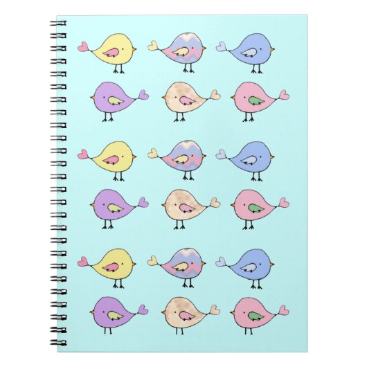 Viele Birdies-Notebook Notizblock (Vorderseite)