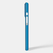 Viele blaue Streifen Case-Mate iPhone Hülle (Rückseite / Links)