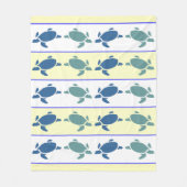 Viele Blauschildkröten Fleece wirbeln Blanket (Vorderseite)
