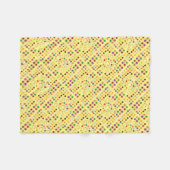 Viele Blume Fleecedecke (Vorderseite (Horizontal))