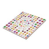 Viele Blume Fliese (Seite)