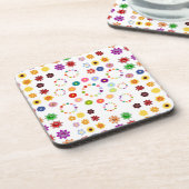 Viele Blume Getränkeuntersetzer (Linke Seite)