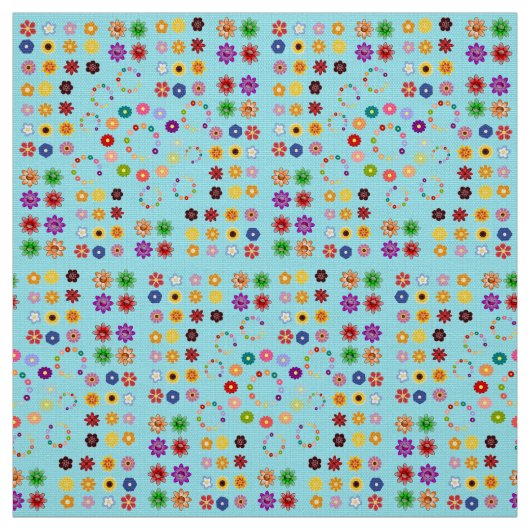 Viele Blume Stoff (Muster)