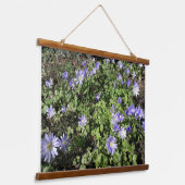 Viele Blume Wandteppich Mit Holzrahmen (Gewinkelt)