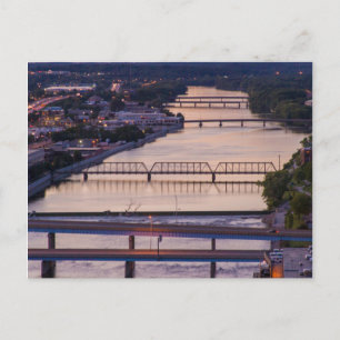 Viele Brücken liegen am Grand River und bieten ein Postkarte