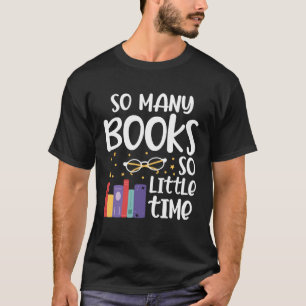 Viele Bücher so ein wenig lustig lesen Bookwürmer T-Shirt