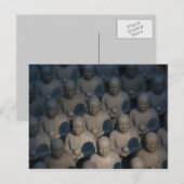 Viele Buddha Postkarte (Vorne/Hinten)