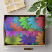 Viele bunte Daisy-Blume Seidenpapier (Geschenk)