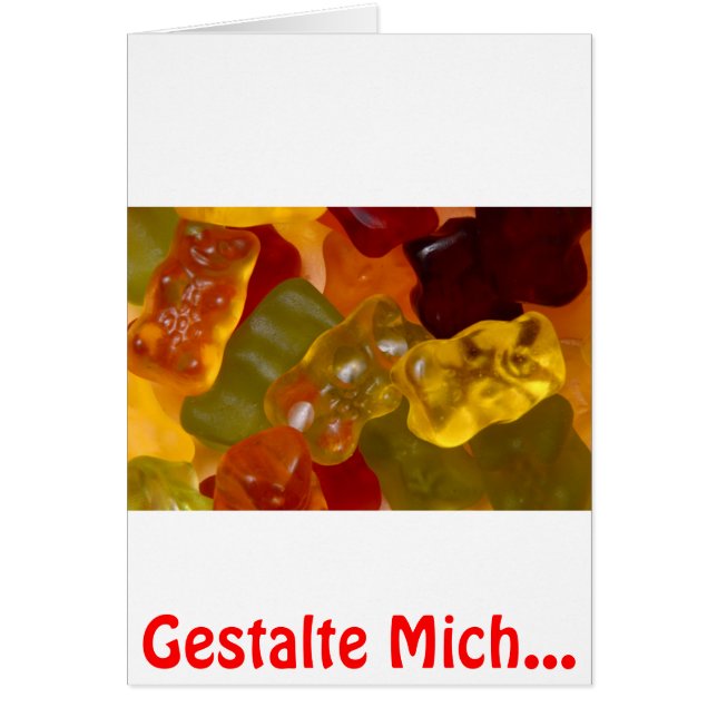 Viele bunte Gummibärchen (Vorne)