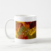 Viele bunte Gummibärchen Kaffeetasse (Links)