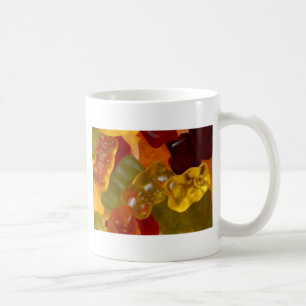 Viele bunte Gummibärchen Kaffeetasse