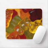 Viele bunte Gummibärchen Mousepad (Mit Mouse)