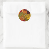 Viele bunte Gummibärchen Runder Aufkleber (Tasche)