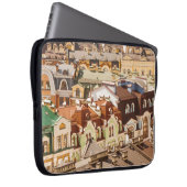 viele bunte Häuser und Dächer im luxuriösen Vierte Laptopschutzhülle (Vorne Rechts)