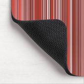 Viele bunte im roten Muster Mousepad (Ecke)