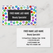 Viele bunte Kreis-Visitenkarte Visitenkarte (Vorne/Hinten)