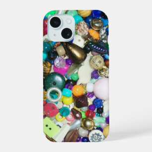 Viele bunte Perlen iPhone 15 Hülle