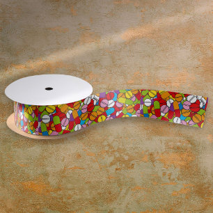 Viele bunte Pillen Satinband