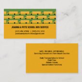 Viele Bus-Schulbus-Visitenkarte Visitenkarte (Vorne/Hinten)