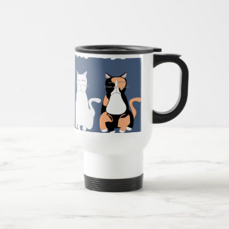 Viele Cartoon Cat Typen Pet Fun Muster Reisebecher