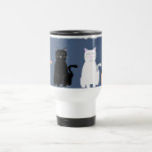 Viele Cartoon Cat Typen Pet Fun Muster Reisebecher (Mittel)