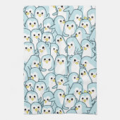Viele Cartoon Pinguine Geschirrtuch (Vertikal)