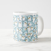 Viele Cartoon Pinguine Jumbo-Tasse (Vorderseite Rechts)