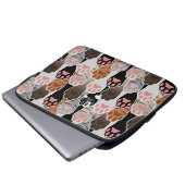 Viele Cat Paws Muster Laptopschutzhülle (Vorne Knopf)
