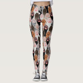 Viele Cat Paws Muster Leggings (Vorderseite)