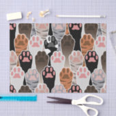 Viele Cat Paws Muster Seidenpapier (Handwerk)
