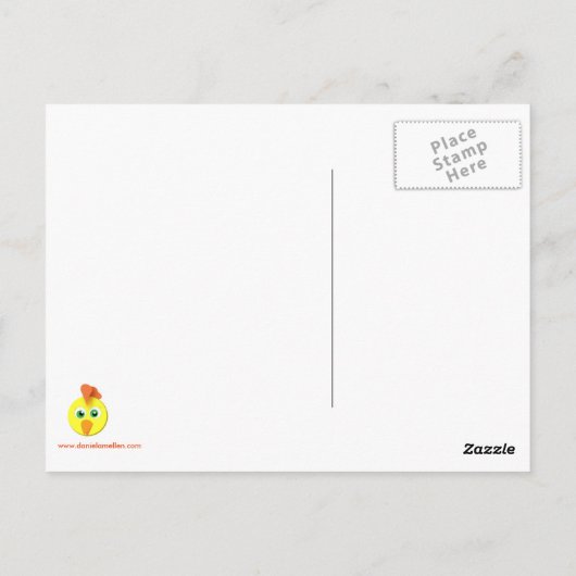 Viele Chicks Postkarte (Rückseite)