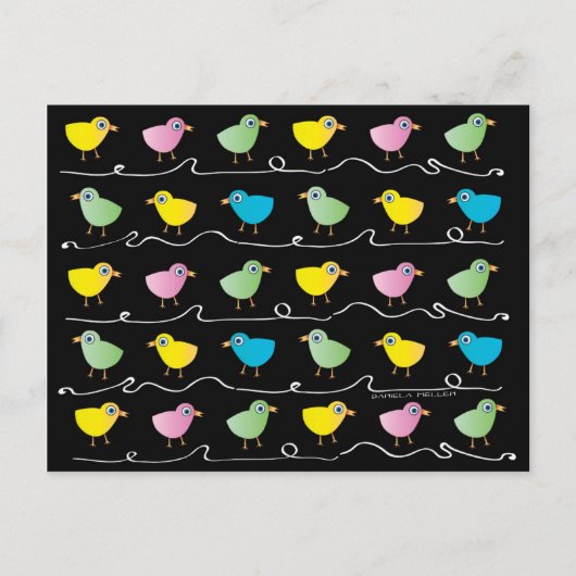 Viele Chicks Postkarte (Vorderseite)
