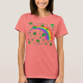 Viele Cloverlies und Regenbogen T-Shirt (Vorderseite)