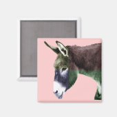Viele Colors Burro - Color Me Wild Animal Lovers Magnet (Vorderseite/Rückseite)