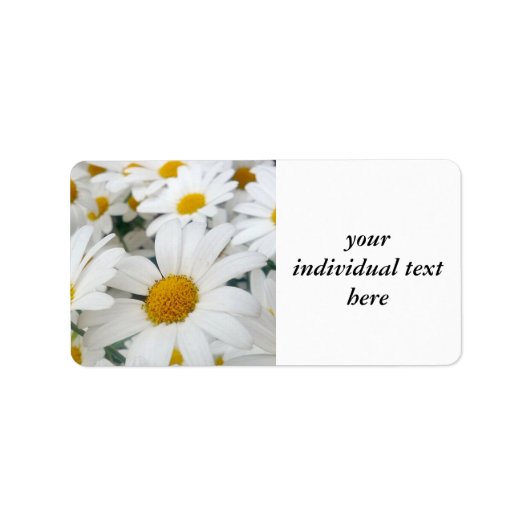 viele Daisies Adressaufkleber (Vorne)