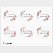 VIELE DANKE STICKER (Blatt)