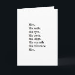 VIELE DINGE, DIE ICH LIEBE ÜBER *HIM* AM "SEINEN G KARTE<br><div class="desc">DIE VIELEN DINGE "SIE LIEBE" ÜBER ***HIM*** AM "SEINEN GEBURTSTAG" UND DAS GANZE JAHR LANGE SIND EINE NIEDLICHE MÖGLICHKEIT ZU SAGEN "GLÜCKLICHER GEBURTSTAG" DENKEN SIE NICHT?</div>