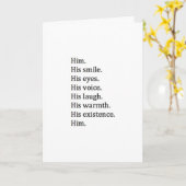 VIELE DINGE, DIE ICH LIEBE ÜBER *HIM* UNSER 1. JAH KARTE (Gelbe Blume)