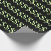 Viele Dollar-Zeichen ($) Geschenkpapier (Ecke)