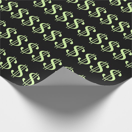 Viele Dollar-Zeichen ($) Geschenkpapier (Ecke)