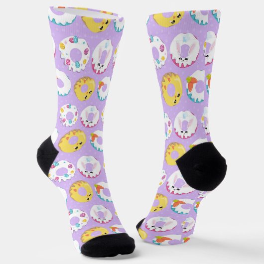 Viele Donuts Socken (Gewinkelt)