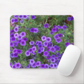 Viele dunkle lila phioische Blume Mousepad (Mit Mouse)