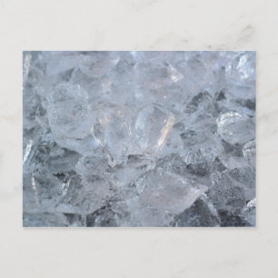Viele Eiskuben Postkarte