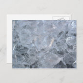 Viele Eiskuben Postkarte (Vorne/Hinten)