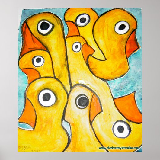 Viele Enten Poster (Vorne)