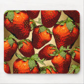 Viele Erdbeeren Mousepad (Vorne)