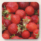 Viele Erdbeeren Untersetzer (Vorderseite)