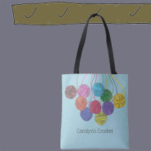 Viele Farbbällchen, Häkelbällchen, personalisiert