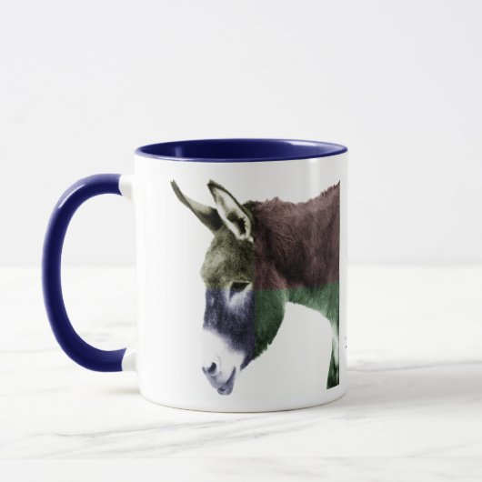 Viele Farbburro-Esel Tasse (Links)